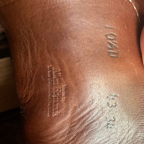 Allen Edmonds 10.5 D Yuma Bison Leather Boot With Shoe Trees - Picture 10 of 10